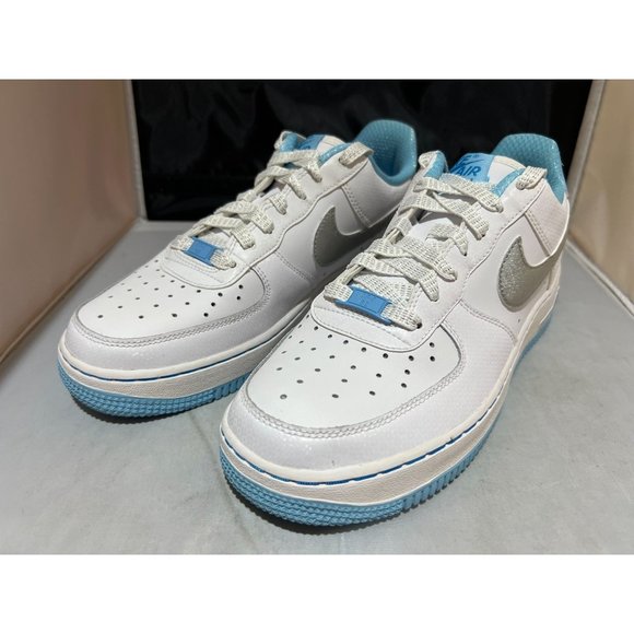 Air Force 1 (GS) White Metallic Silver 2012 - 314219 117 Youth size 7 - Picture 4 of 8
